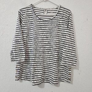 L.L.Bean 100% Supima Cotton 3/4 sleeve top